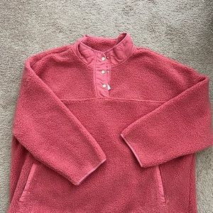 NWT Time and Tru Plus Quarter Snap Faux Sherpa Jacket - 3X